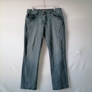 DL1961 Men's Blue High Rise Denim Straight Leg 5 Pocket Design Jeans Size 40x32